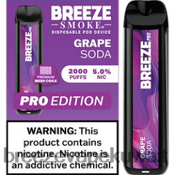 2VVBXT25 Breeze Pro 2000 نفث Breeze vape near me - مياه غازية بنكهة العنب