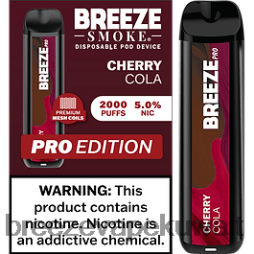2VVBXT28 Breeze Pro 2000 نفث Breeze vape flavors - كولا الكرز