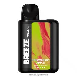 2VVBXT6 Breeze Prime 6000 نفث Breeze vape prime - تفاح الفراولة